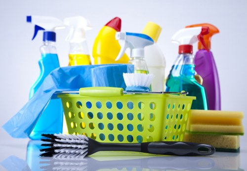 Professional cleaning team applying safe procedures in Camberwell